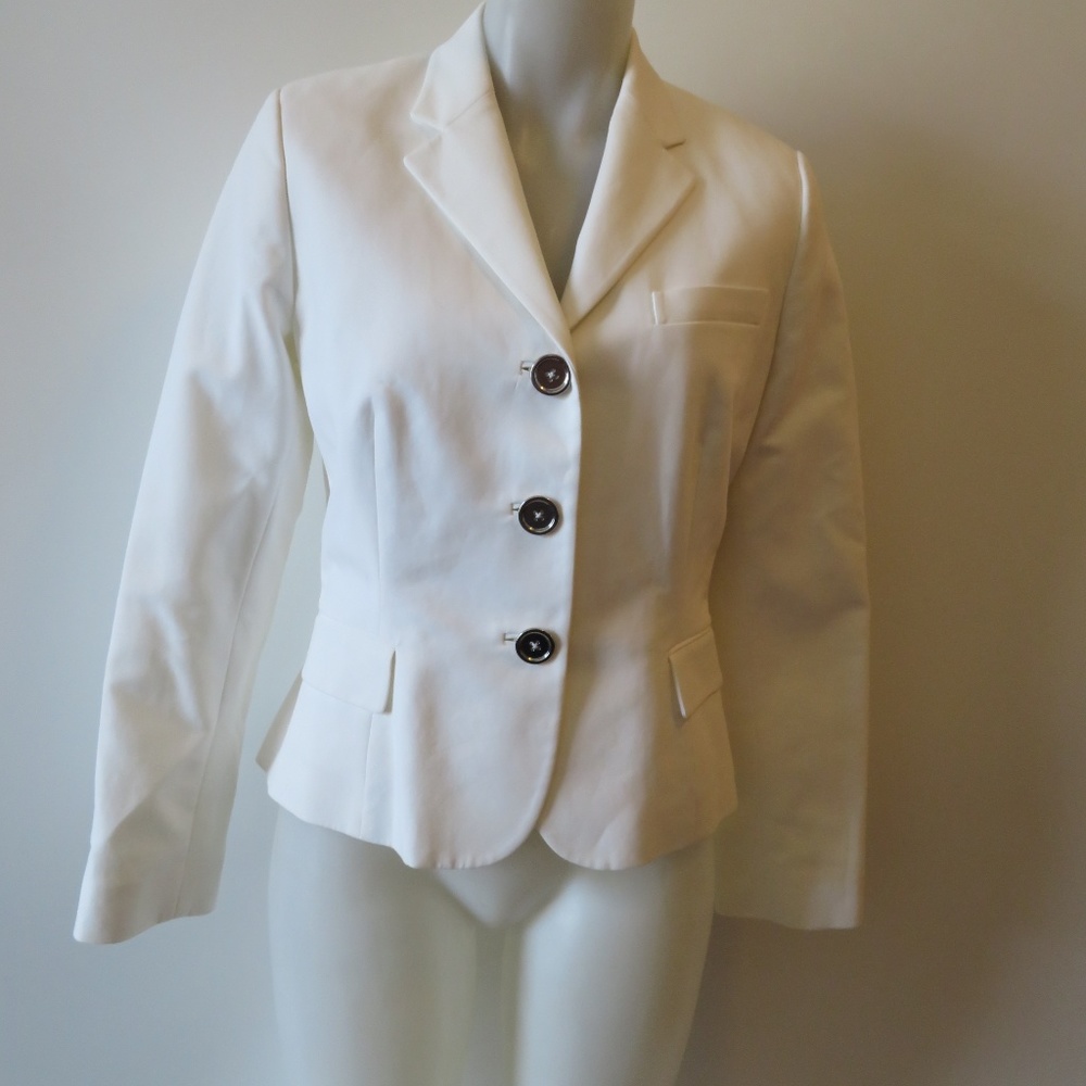 WOMENS RALPH LAUREN WHITE BLAZER 12*